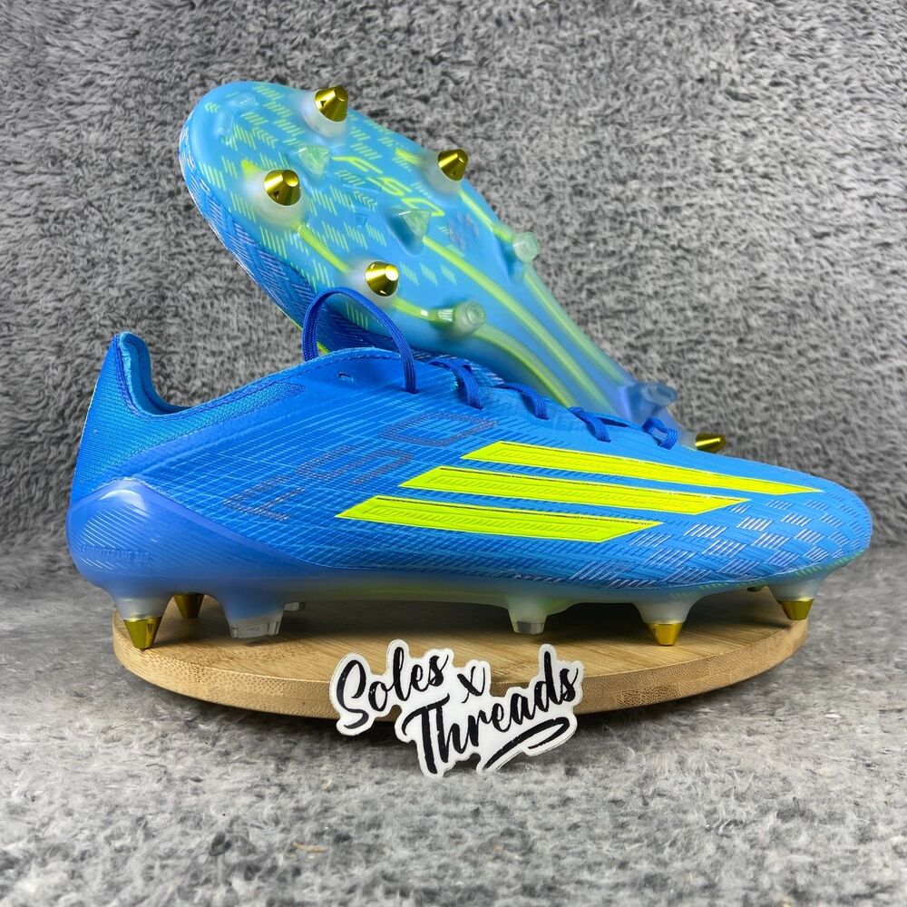 Adidas F50 Elite SG Soccer Ice Cold Precision Size 11.5 Men Lucid Blue JQ1465